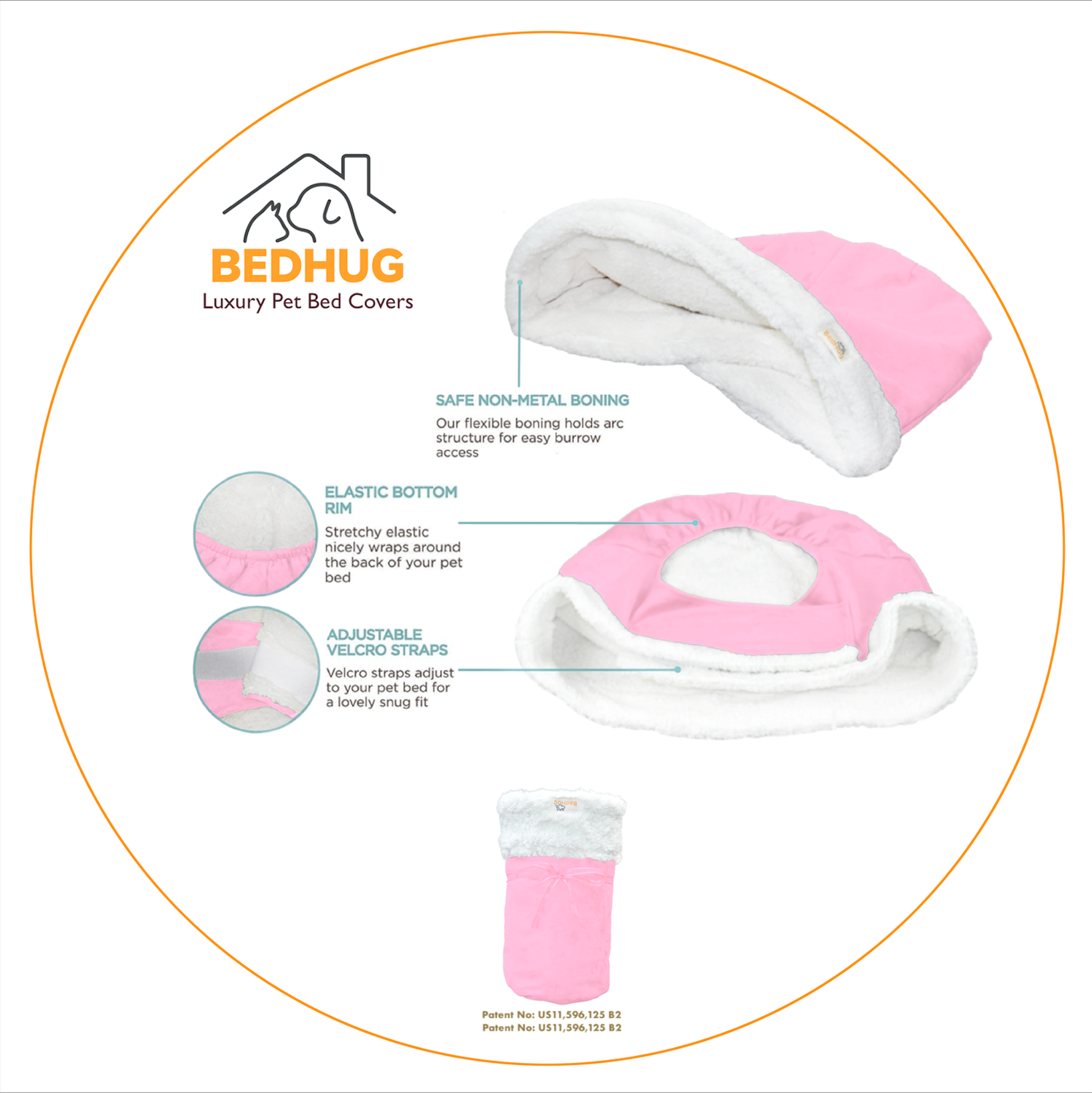 SMALL BEDHUG COVER - UP TO 15 LBS