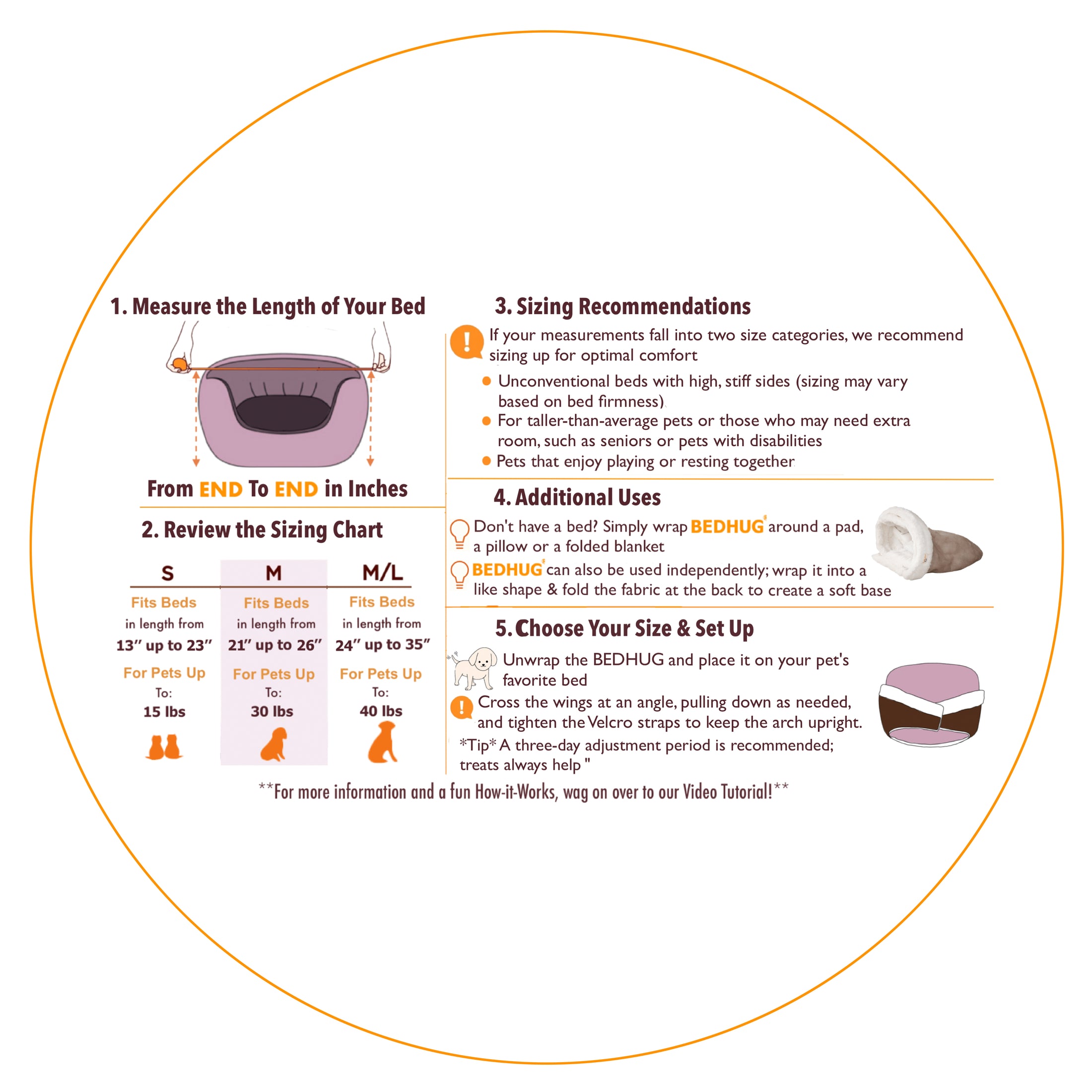 SMALL BEDHUG COVER - UP TO 15 LBS