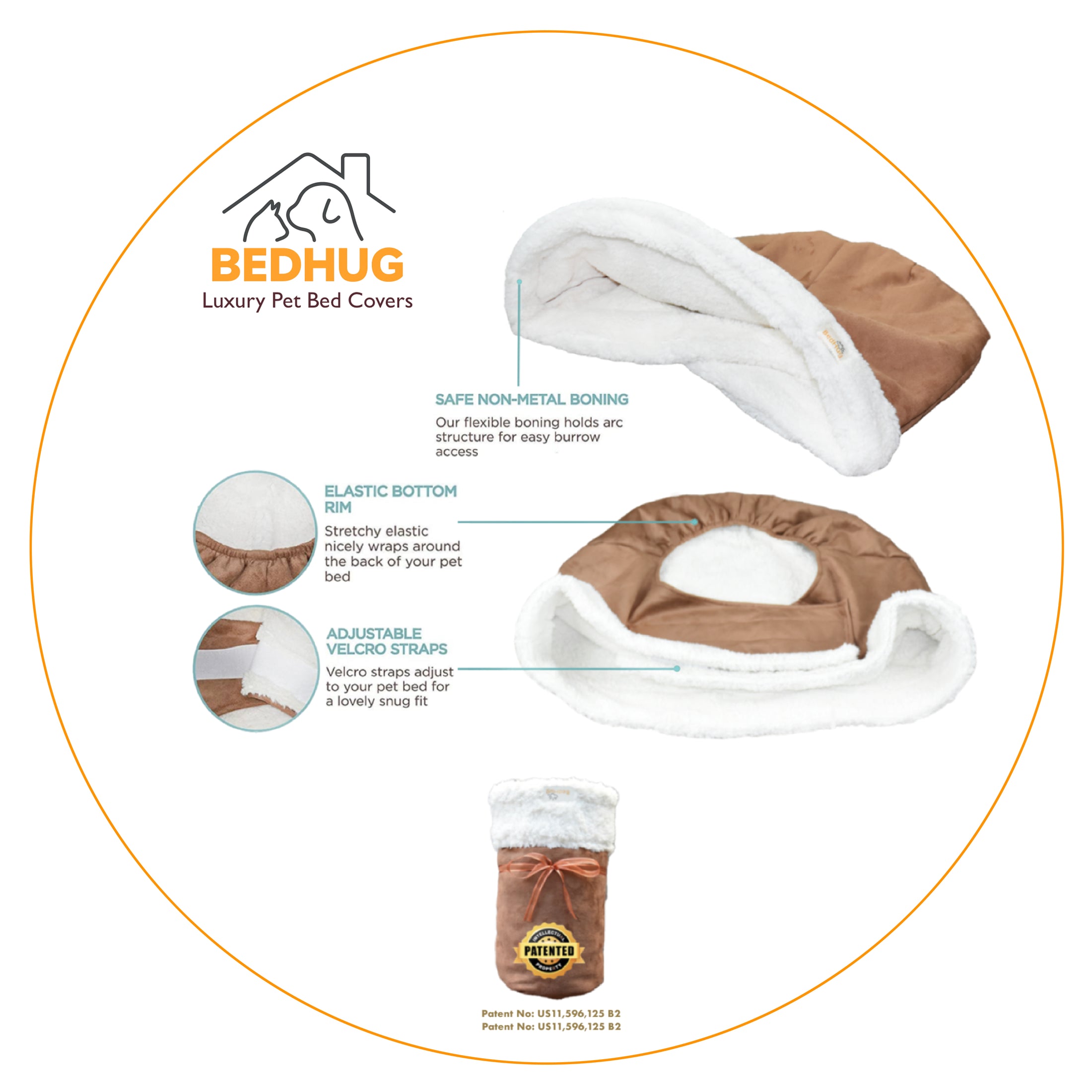 SMALL BEDHUG COVER - UP TO 15 LBS