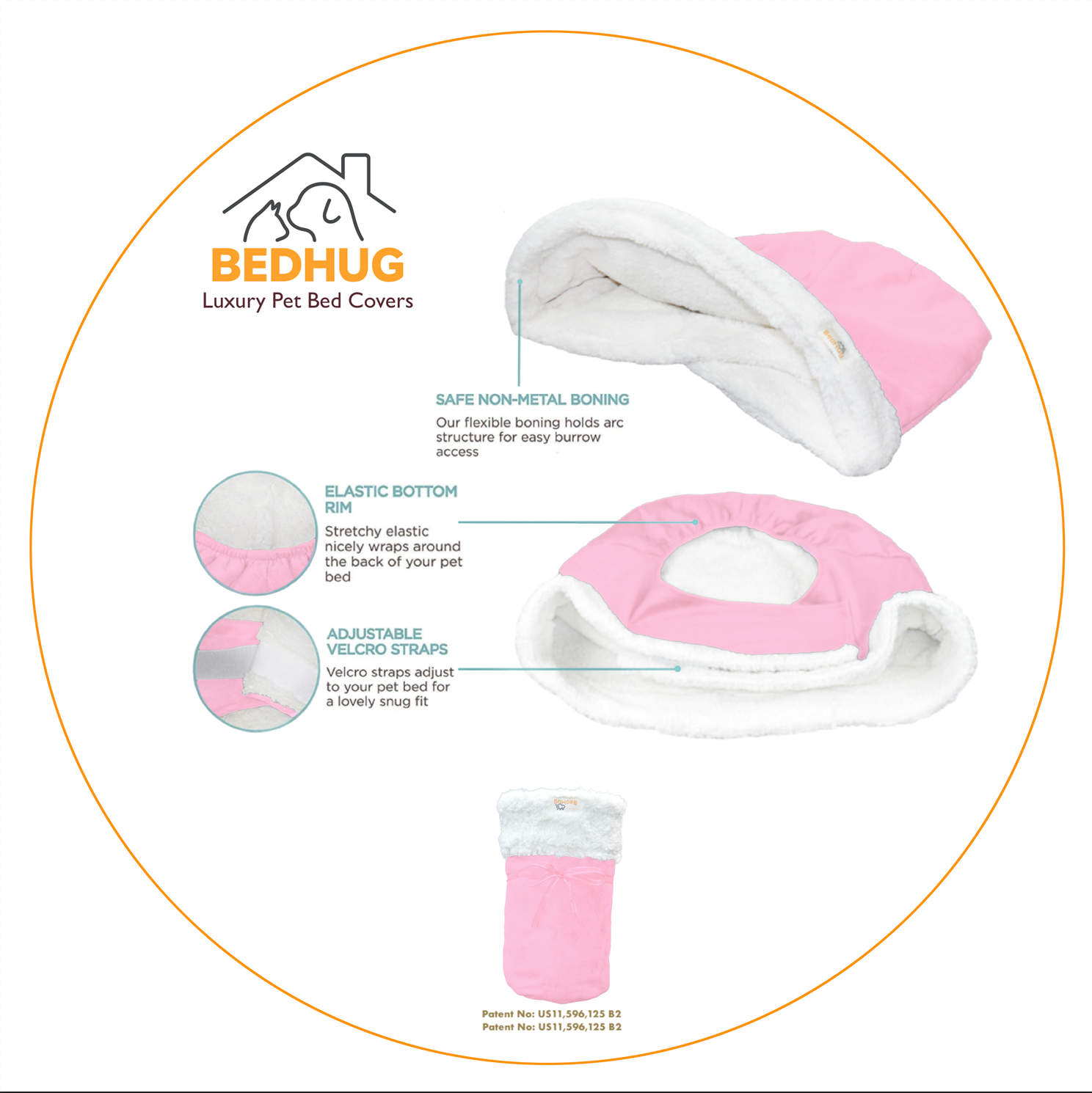 SMALL BEDHUG COVER - UP TO 15 LBS